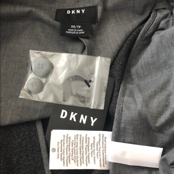 DKNY Charcoal Men’s Blazer/Suit Jacket - Picture 3 of 6